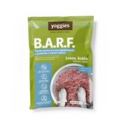 2 kg Yoggies B.A.R.F. 100% Mäsové menu Losos a Králik s probiotikami a kĺbovou výživou Surové mäso pre psov (4x500g)