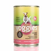 400g Yoggies hydinová konzerva so zeleninou a ovsenými vločkami
