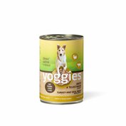Balenie 6x400g Yoggies morčacie a teľacie, konzerva s jablkami