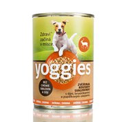 400g Yoggies zverinová konzerva pre psov s tekvicou a pupalkovým olejom