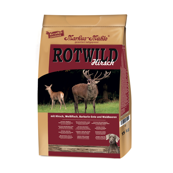 Rot Wild, granule zvěřinové s jelením masem 15kg